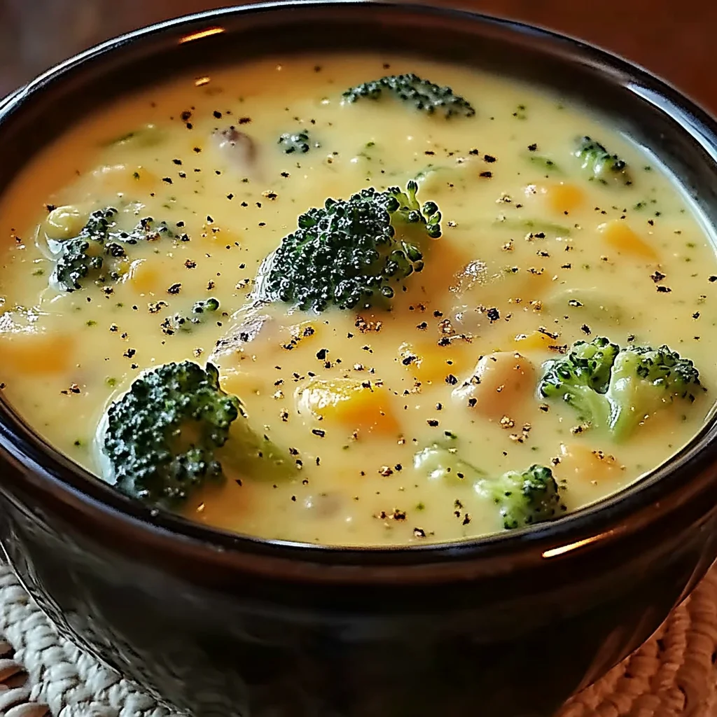 Broccoli Cheese Soup for the Crock Pot