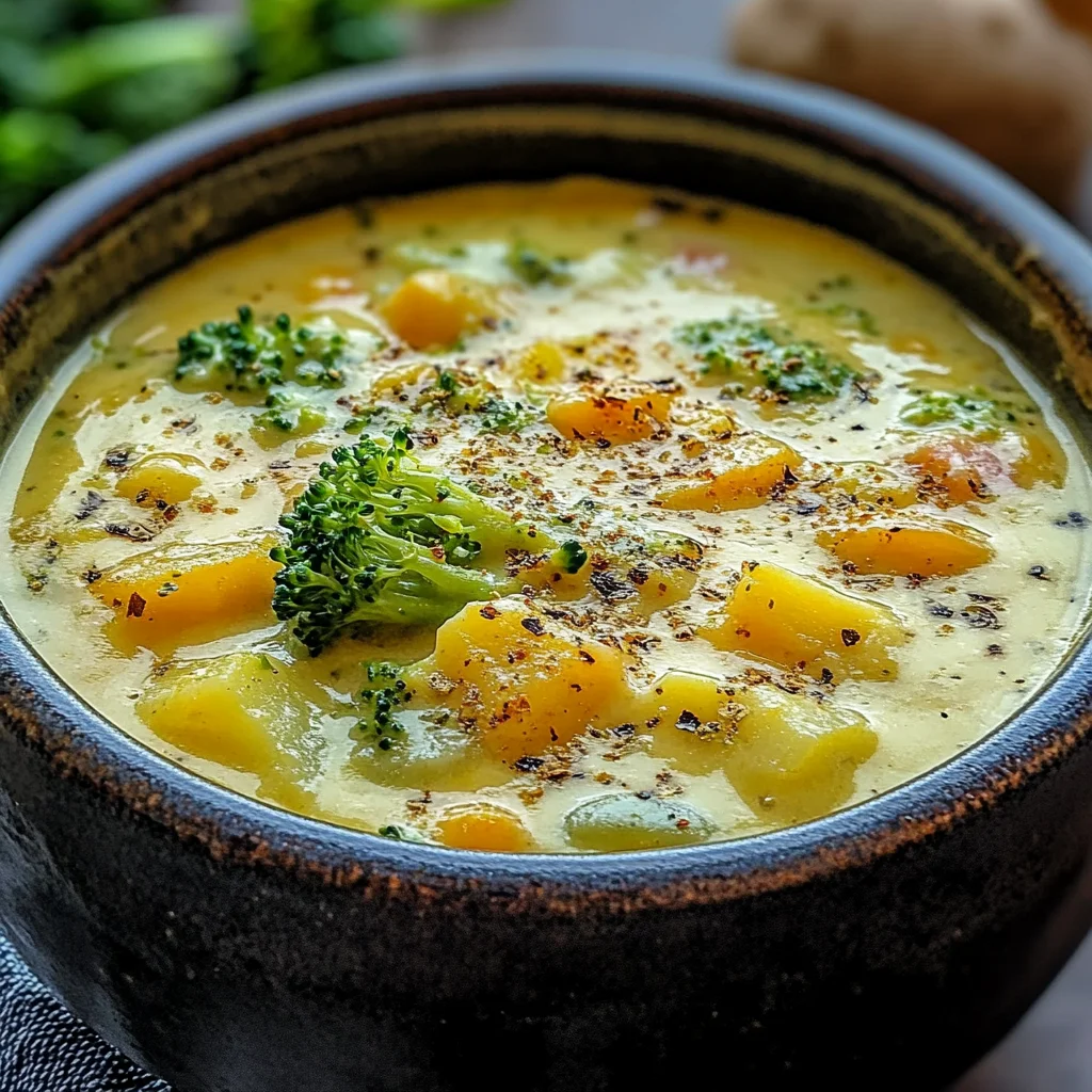 Broccoli Potato Cheese Soup